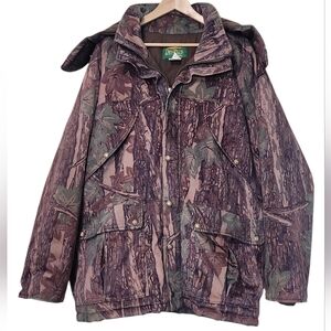 Vintage 90's Cabela's Dry Plus Made in USA Camouflage Jacket XL